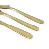 Glim&Glam Stainless Steel Cutlery Sets 16piece Set Gold Light Weight
