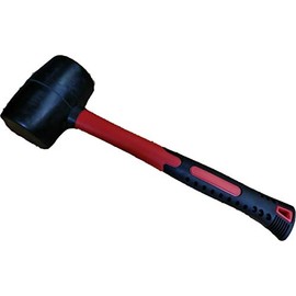 16oz High Quality Rubber Mallet with 70% Fibre Handle Toolzone HM009