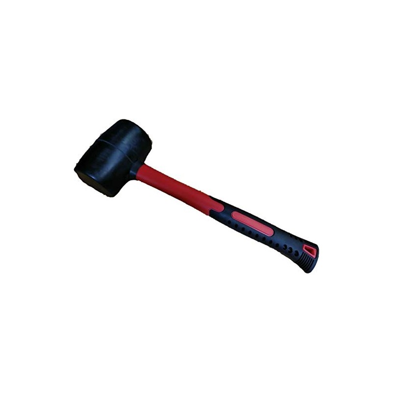 16oz High Quality Rubber Mallet with 70% Fibre Handle Toolzone