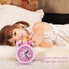 TCJJ Unicorn Alarm Clock for Girls - Non-Ticking, Quiet Bedside