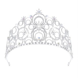 Kids Glinda Bubble Crown Princess Tiara Costume Headwear for Girls Birthday Party