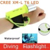 CREE Waterproof 1600LM CREE XM-L T6 LED Diving Flashlight Underwater