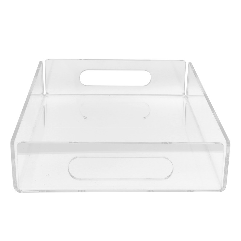 Acrylic Fruit Towel Tray Lightweight Breakfast Cheese Serving Tray with