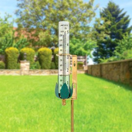 Conant VRG1LFB Vermont Rain Gauge (Living Finish Brass) #VRG1
