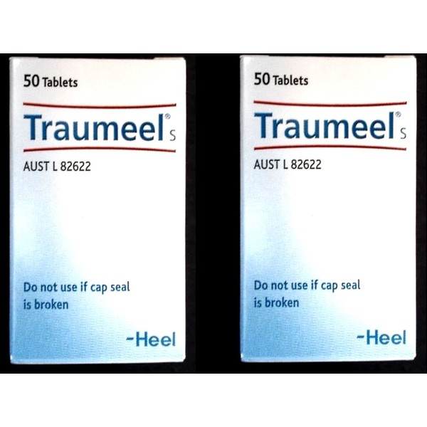 2 x 50 Tabs HEEL Traumeel S Natural Anti Inflammatory Tablets * Temporary Relief