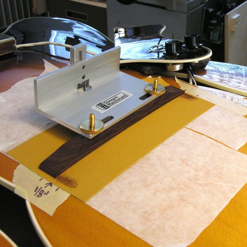 StewMac Archtop Bridge Fitting Jig