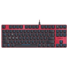 Speedlink ULTOR Mechanical USB-Gaming Keyboard with LED Illumination, N-Key Rollover, 6 Macro Keys - US-Layout, red, SL-670008-BKRD-US