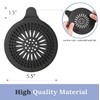 Hair Drain Catcher Bathtub, Shower, Sink Strainer, Reusable (Pack of