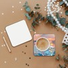 48Pcs Sublimation Coasters Blanks MDF Sublimation Square Cork Coasters Non-Slip