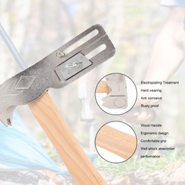 Magnet Roofing Hatchet Hammer Tool for Roofing, Multi Function Magical Roofing Tool for Fast Installing of Roofing Nails and Felt Hats, Accessory for House Repairing