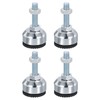 PATIKIL 4PCS 1.6" Base Diameter M10 Screws Carbon Steel Adjustable