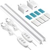 GLVSAE Under Cabinet Lights, 12 Inch Plug in Under Cabinet