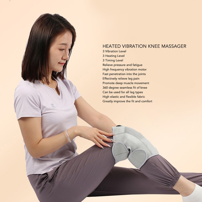Heating Knee Massager 3 Level Vibration 3 Level Heating Adjustable