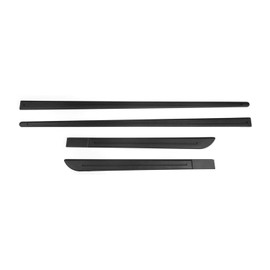 OMAC Side Door Protector Black Trim Cover Auto Strips Accessory for Car SUV Trucks