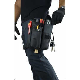 Holster Bag - Robust Tool Bag Belt | Belt Bag for Electricians, Craftsmen, Construction Workers, Carpenters & DIY | Practical Tool Organiser 28 x 28 cm