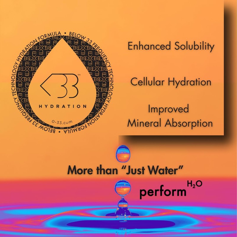 The Evolved Co.’s PerformH2O Performance Water with Below 33 Frequency