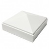 Decorex Hardware 2.5" x 2.5" Aluminum Pyramid Post Cap for