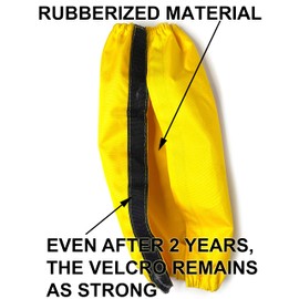 Generic Dust covers for coilovers, shock absorbers, water-repellent 4 pcs, yellow