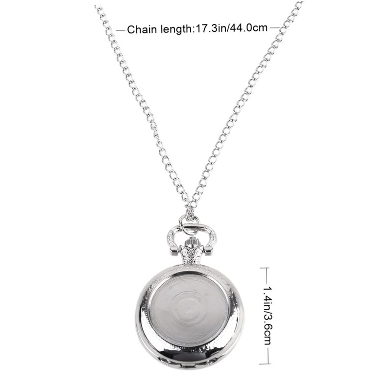 Gatuida Vintage Pocket Watch Necklace Timeless Charm for Family and