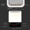 LED Night Light with Alarm Clock Bluetooth Speaker, Touch Sensor