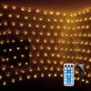 Solar Christmas Net Lights Outdoor Mesh Lights 11.8 x 4.9FT