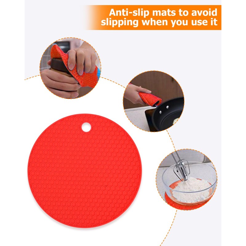 6 Pieces Multifunctional Bottle Opener 6-in-1 - Jar Opener, Can