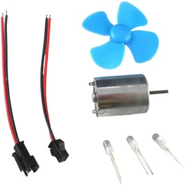 AECEVAN DIY DC Power Vertical Micro Wind Turbines Power Generator (Blue-D5)