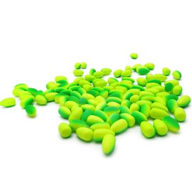 Mgowqav - Vibrant-Colored Pompano Floats with Bullet Shape in Small for Pompano Rig, Surf Fishing Rig (Chartreuse/Green, 120 Pack)