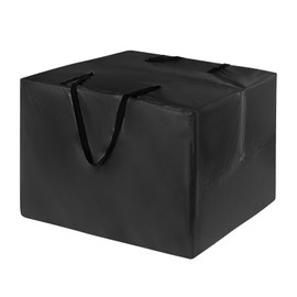 M METERXITY Outdoor Patio Cushion Storage Bags, 32" x 32" x 24" (L x W x H) Furniture Cushion Storage, Garden Furniture Cushion Carrying Bags for Storage Items [Black]