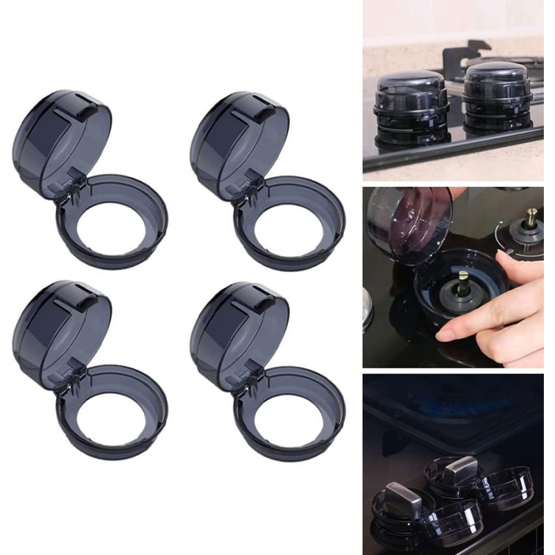 4 Pcs Stove Knob Covers Oven Knob Covers Child Locks
