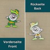 Leprechaun Ireland Iron-On Iron-On Patch Iron-On Patch Lucky Goblin Applique
