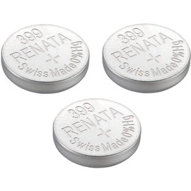 Renata Watch Battery Swiss Made 399 or SR927SW Or AG7 1.5V (3 Batteries, 399 or SR 927 SW)