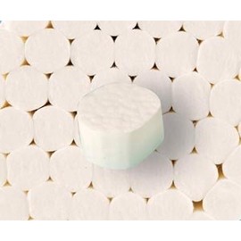 Crosstex DNC Cotton Rolls, Premium, Non-Sterile, Medium, 1.5" x 0.375" Size (Pack of 2000)