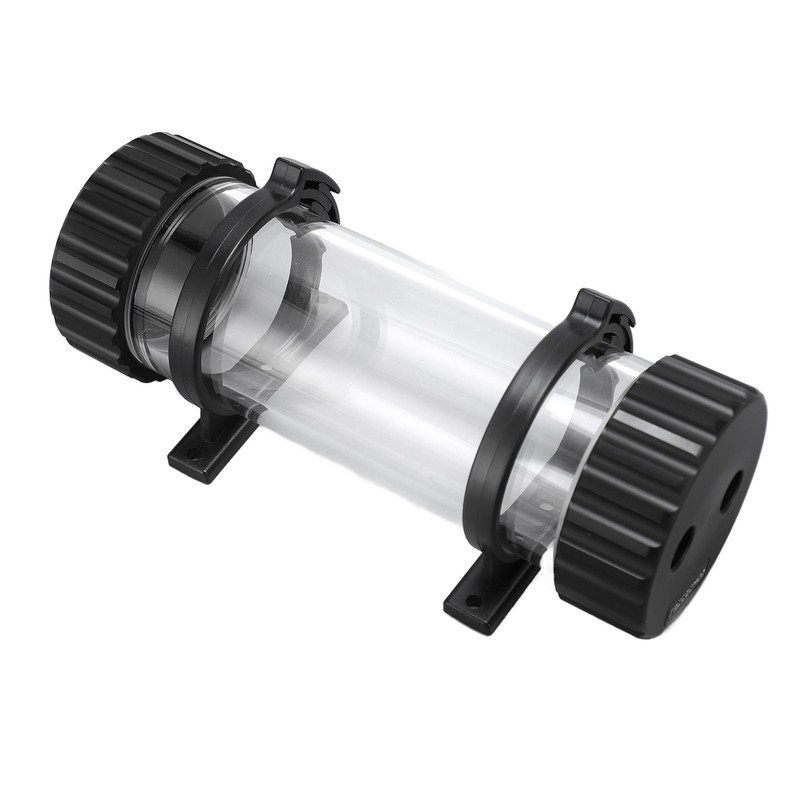 Cylindrical Water Cooling Tank PC Water Tank Built in Filtration