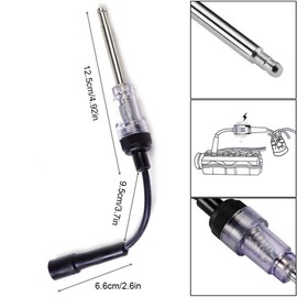 Gzingen in-Line Spark Plug Engine Ignition Tester with Carb Carburetor Cleaner Kit, 2 Packs 6-12V Pick Up Coil Armature Diagnostic Detector Tool for Automotive Car Lawnmower Internal/External Engines