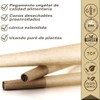 Papel cónico preenrollado de 102 piezas, cono grande marrón preenrollado