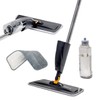 OVENTE Microfiber Spray Mop for Floor Cleaning with Refillable Bottle,