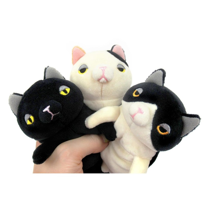Shinada Global Mochi Series Mochi Cat Plushie, Stuffed Animal, 2.8