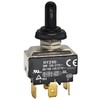 HY29D Toggle Switch with Silicone Protection Cover, DPDT ON-Off-ON, 125/277V