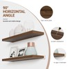 Heimlove Floating Shelves for Wall 36 Inches Long,9.3" Deep Walnut