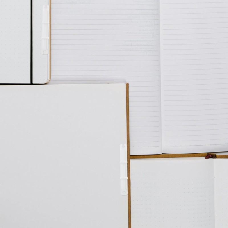 DIYEAH Plastic Paper Fastener 50Pcs 2 Hole Document Binding Buckle