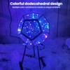 LED Dodecahedron Light USB Powered Music Sync Color Changing Colorful
