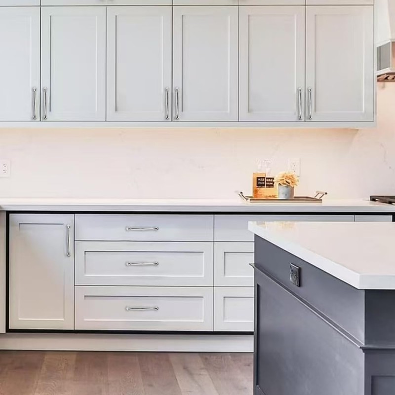 khtumeware 2 Pack 5 Inch(128mm) Polished Chrome Cabinet Pulls Heavy