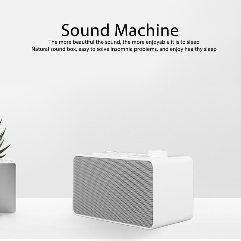 S16 White Noise Machine USB Rechargeable Portable Sound Machine with