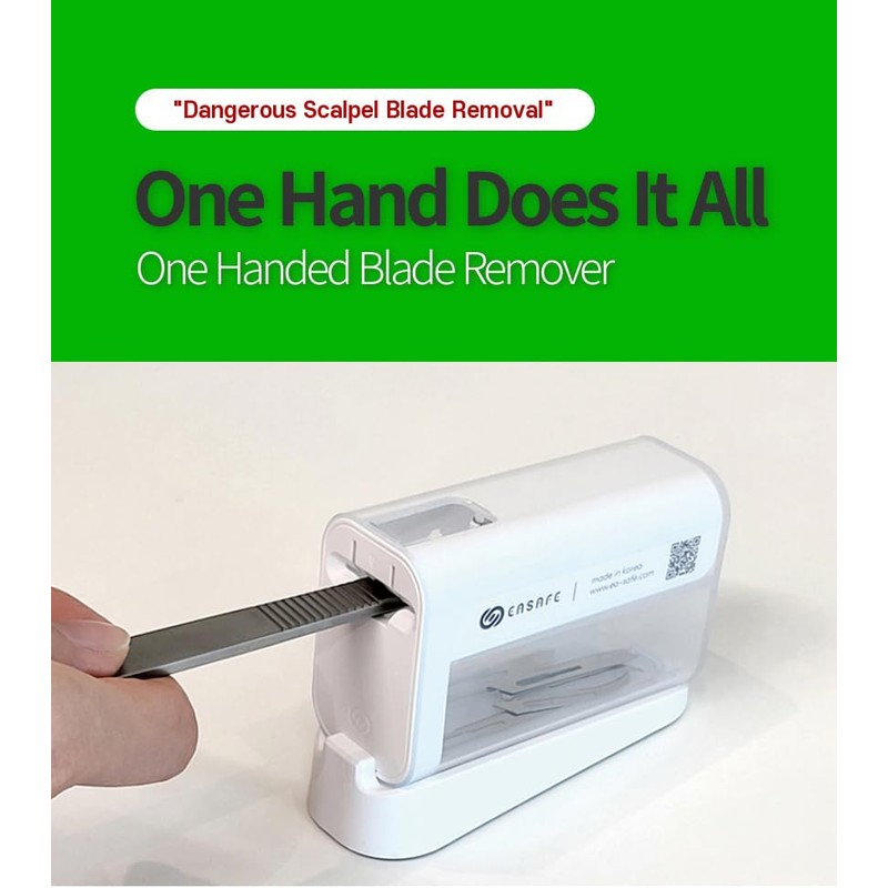 EASafe Dermaplane Blade Remover - 1 Handed No-Touch Safe Disposal