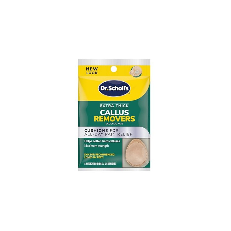 Dr. Scholl's Extra Callus Removers, Extra Thick Pads, 4 CT