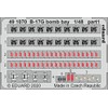 Eduard EDP491070 Photetch 1:48-B-17G Bomb Bay (HKM)