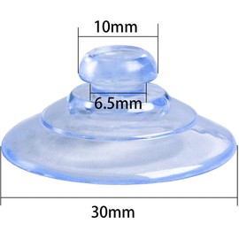 QDiShi 10 Pcs Radar Detectors Suction Cups for Clear Cobra Escort and Beltronics Radar Detector Mount