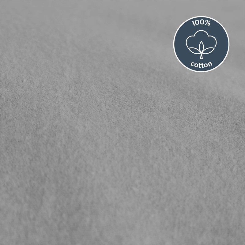 Silentnight Brushed Cotton King Fitted Sheet - Soft Velvety Touch