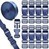 MELORDY 1 inch Buckles Straps Set with 10 Yards Nylon